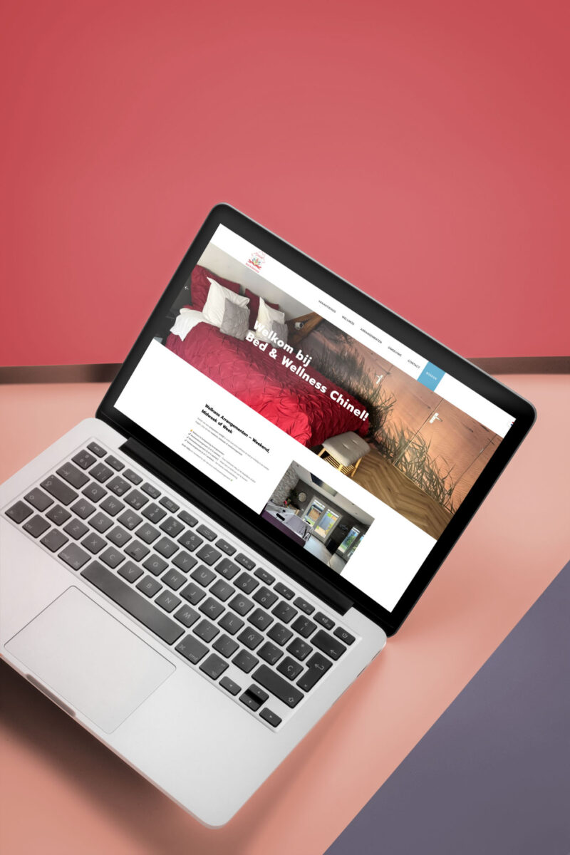 Website voor Bed & Wellness Chinel